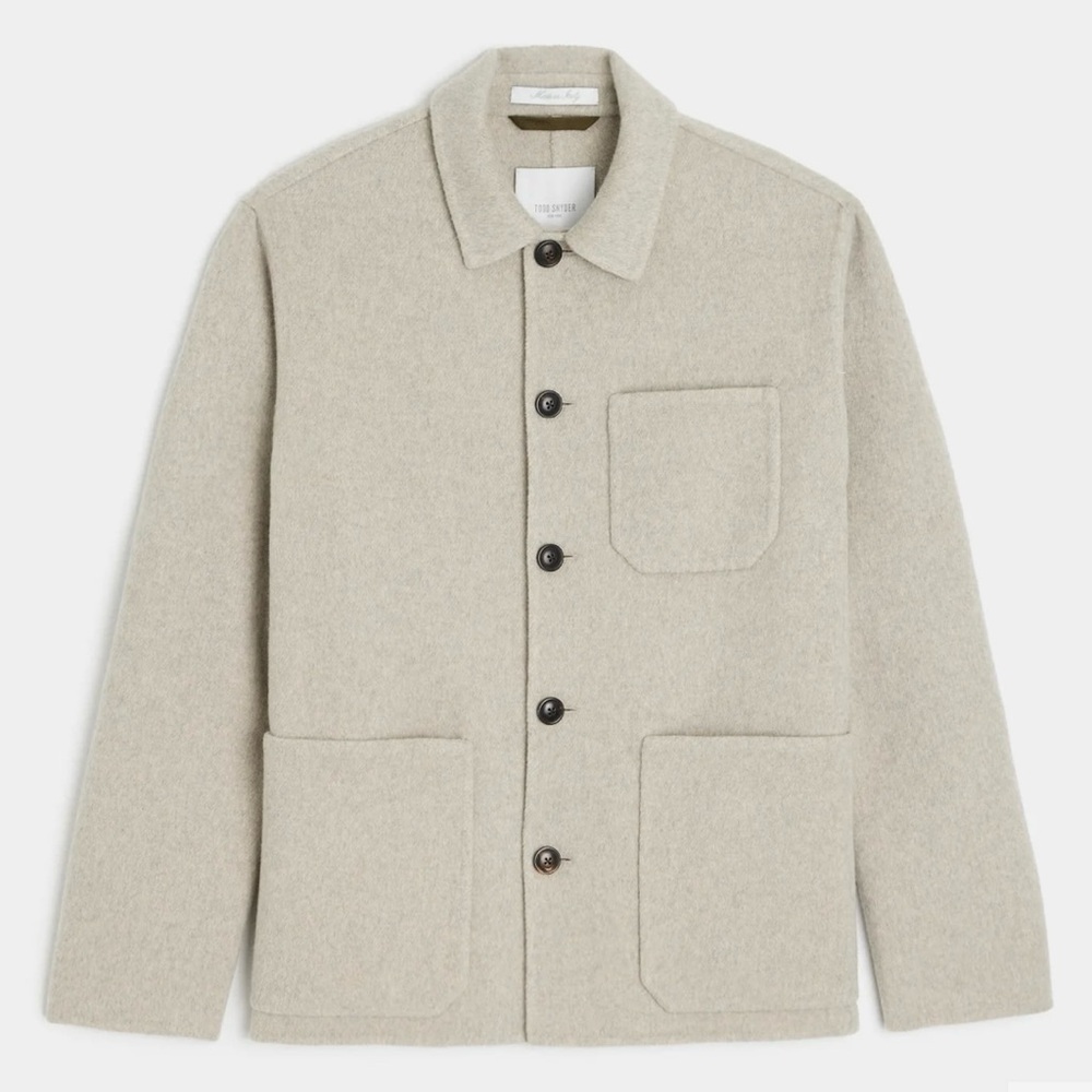 Todd Snyder Light Tan Wool Jacket
